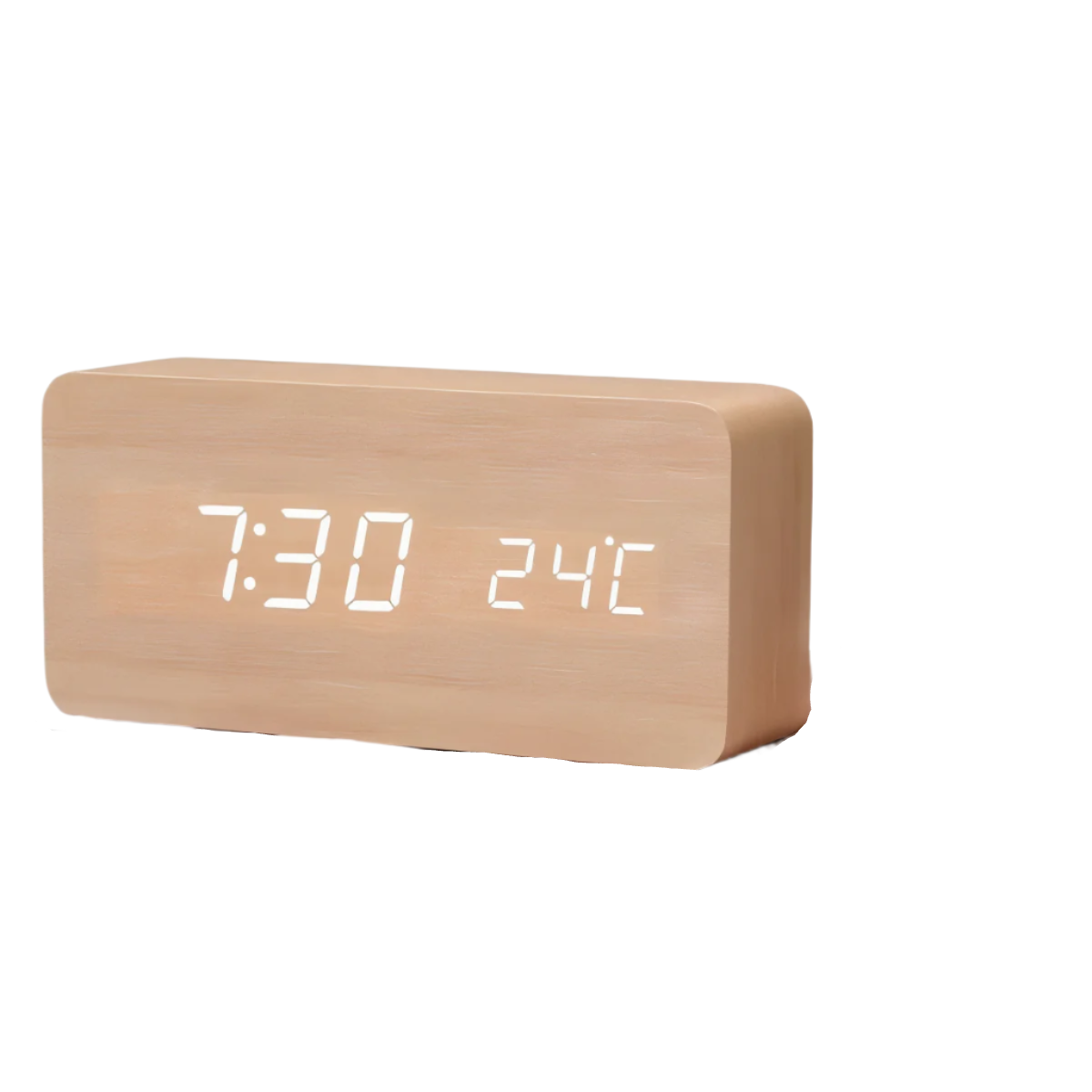 Digital LED Alarm Clock in Plastic