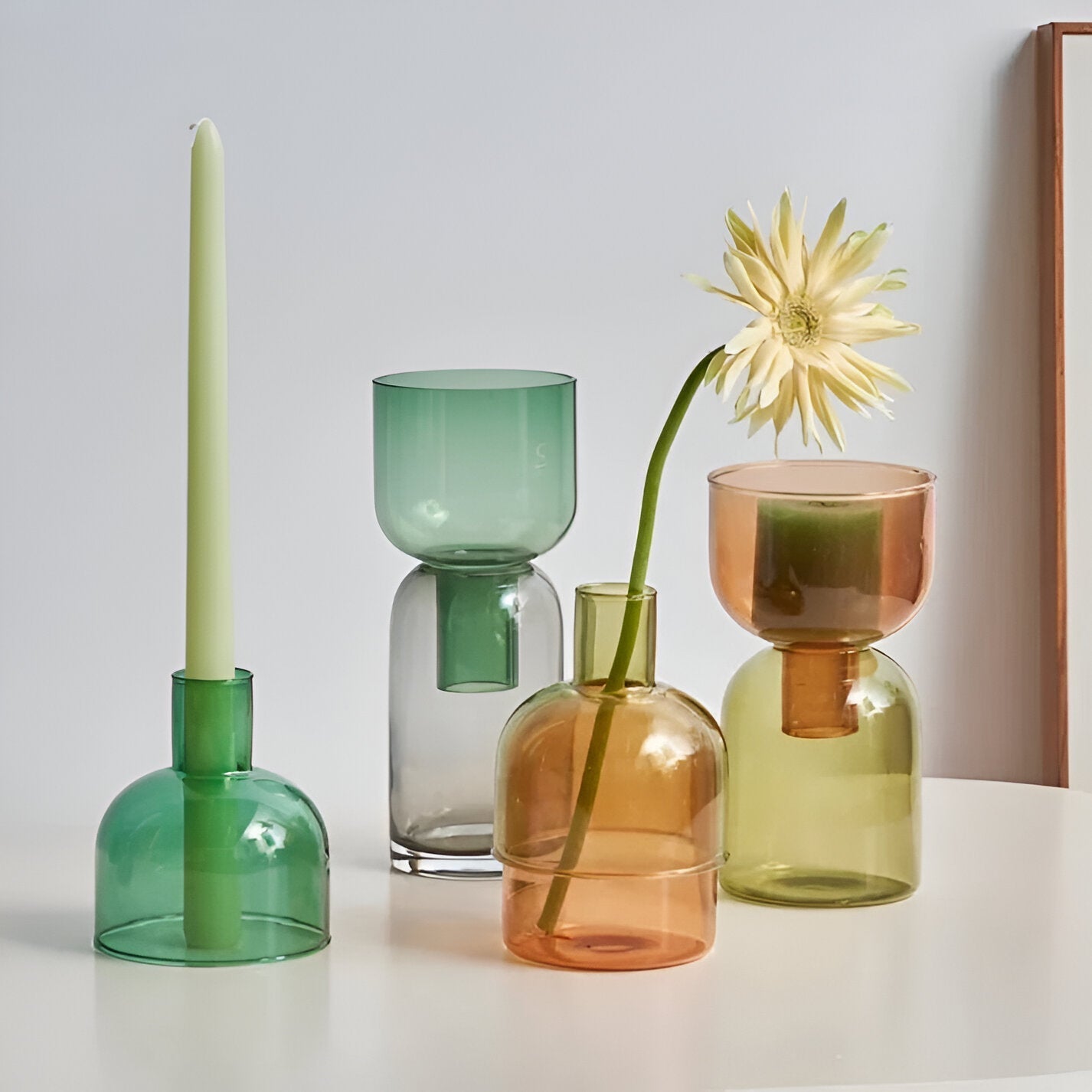 Modern Multifunctional Candle Holder in Cylindrical Shape