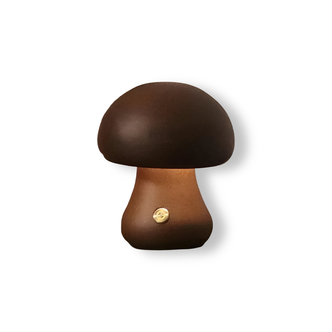 Wooden LED Table Lamp with Touch Control