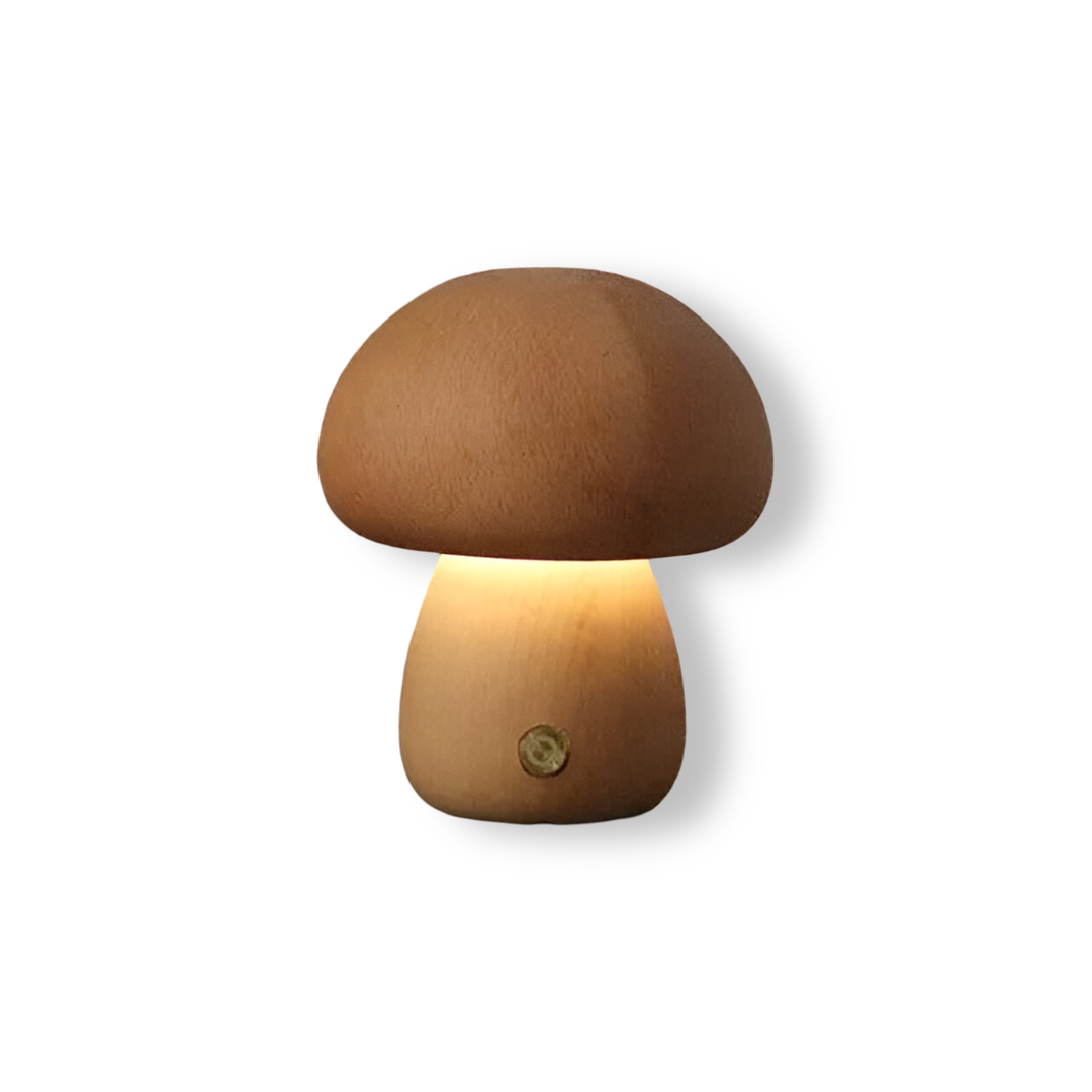 Wooden LED Table Lamp with Touch Control