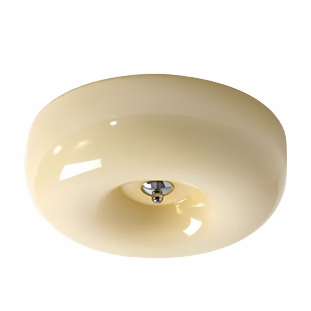 Nordic Glass Ceiling Lamp Donut Shape