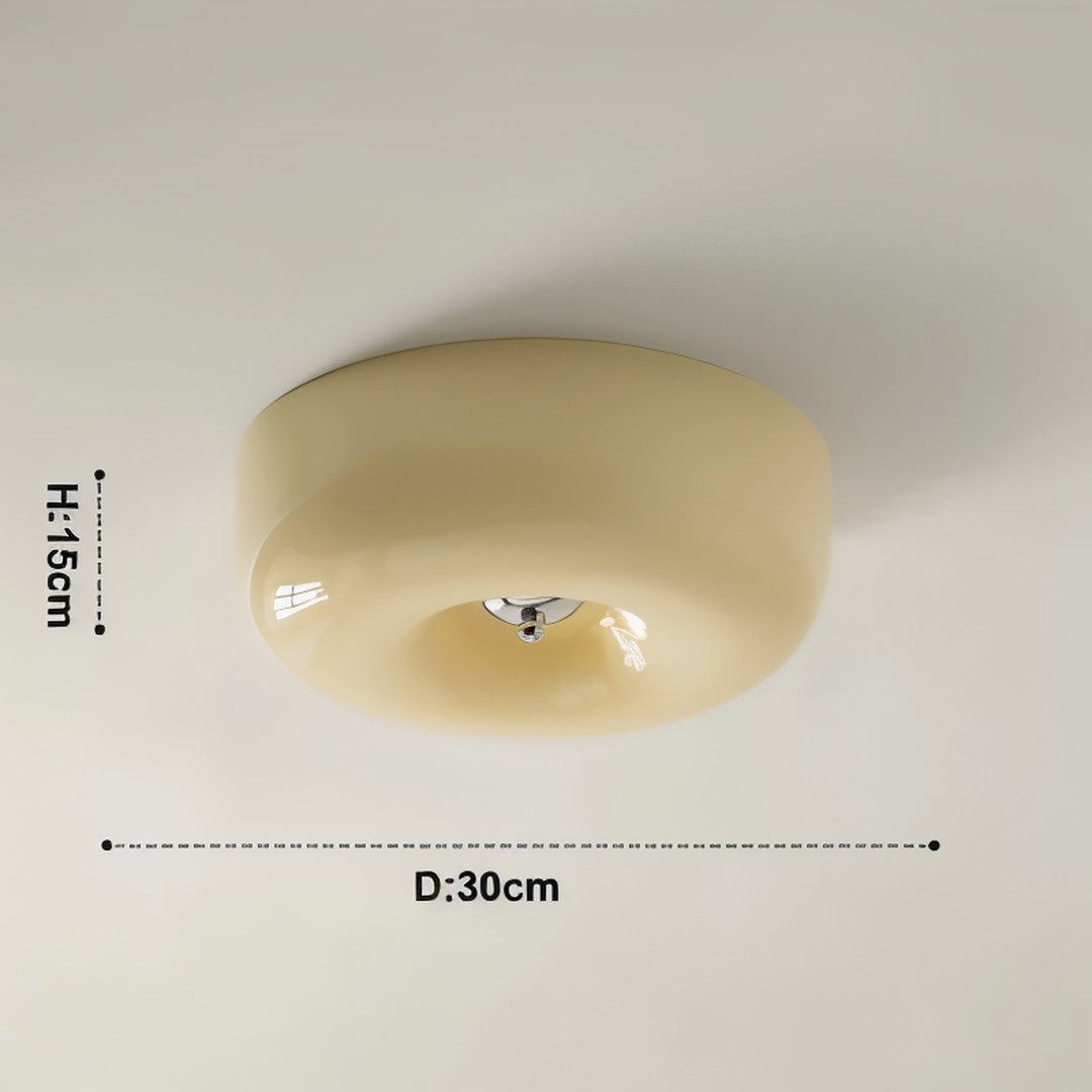 Nordic Glass Ceiling Lamp Donut Shape
