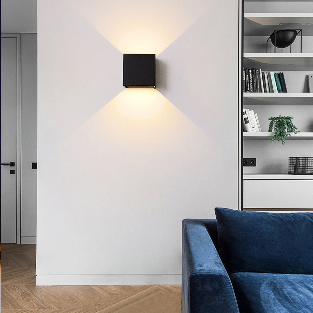 Wireless Verical Box Wall Lamp