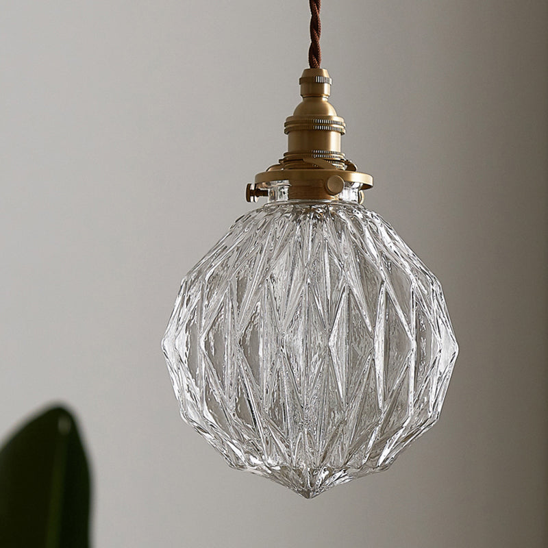 Modern Globe Pendant Lamp - Round Hanging Ceiling Light