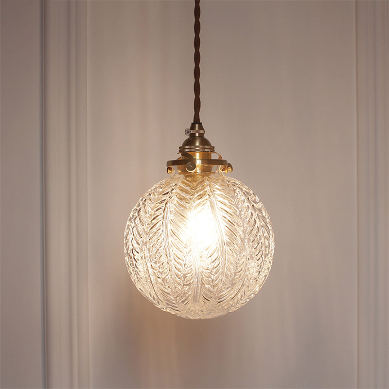Modern Globe Pendant Lamp - Round Hanging Ceiling Light
