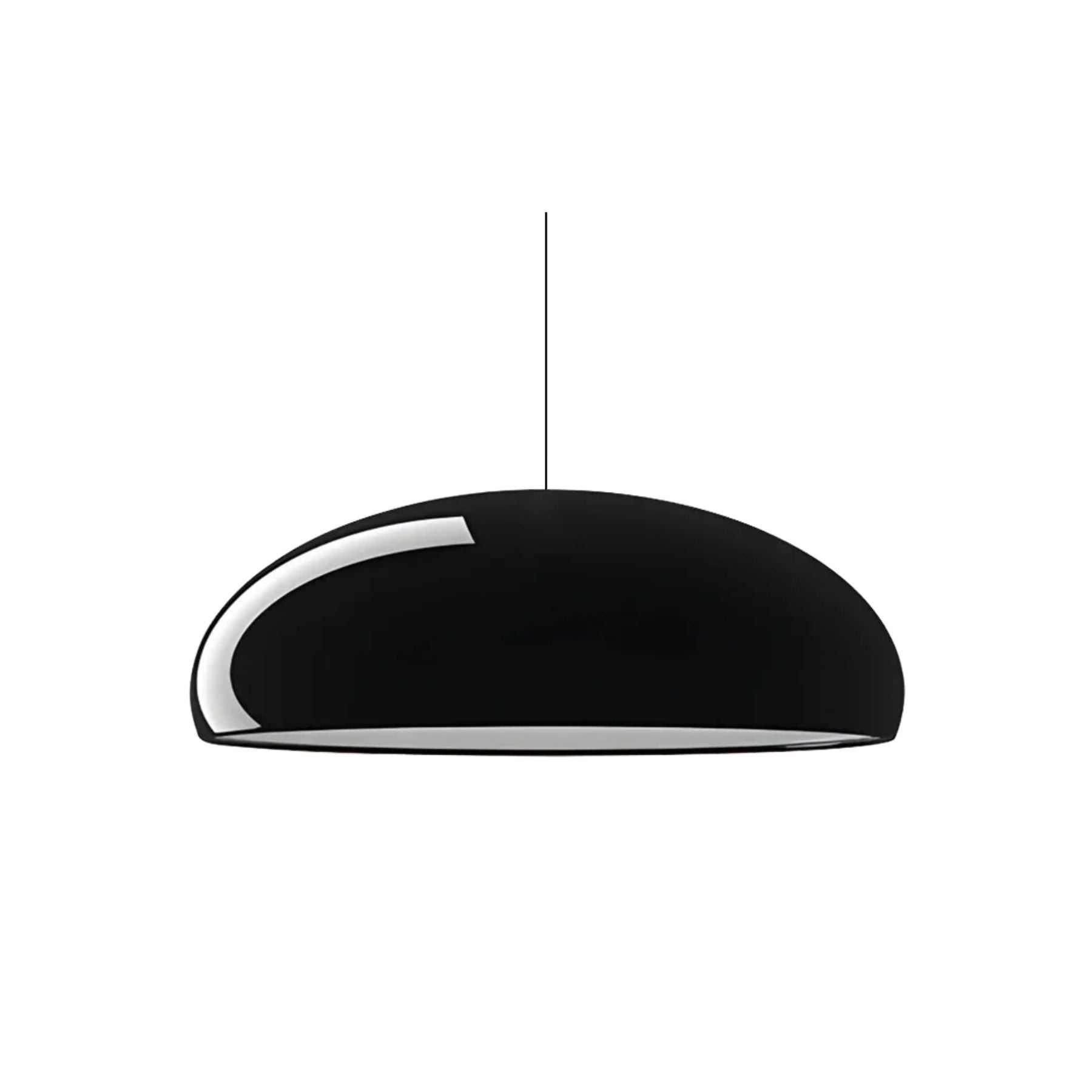 Minimalist Sleek Pendant Lamp - Contemporary Round Ceiling Light
