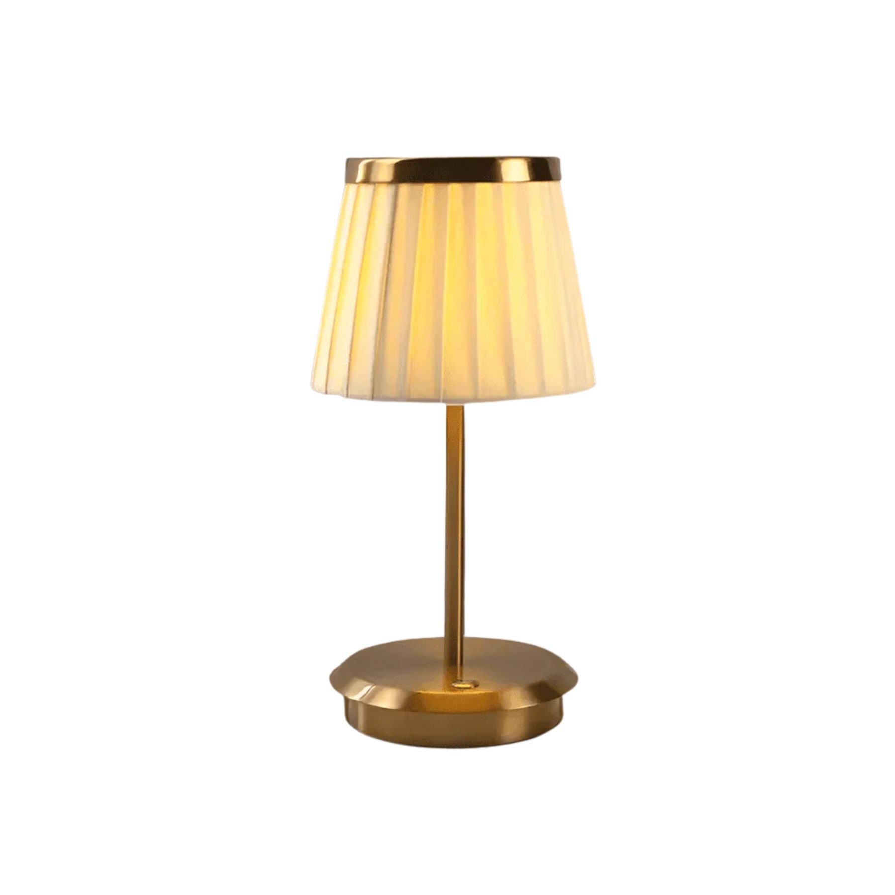 Traditional Table Lamp with Fabric Shade - Vintage Style