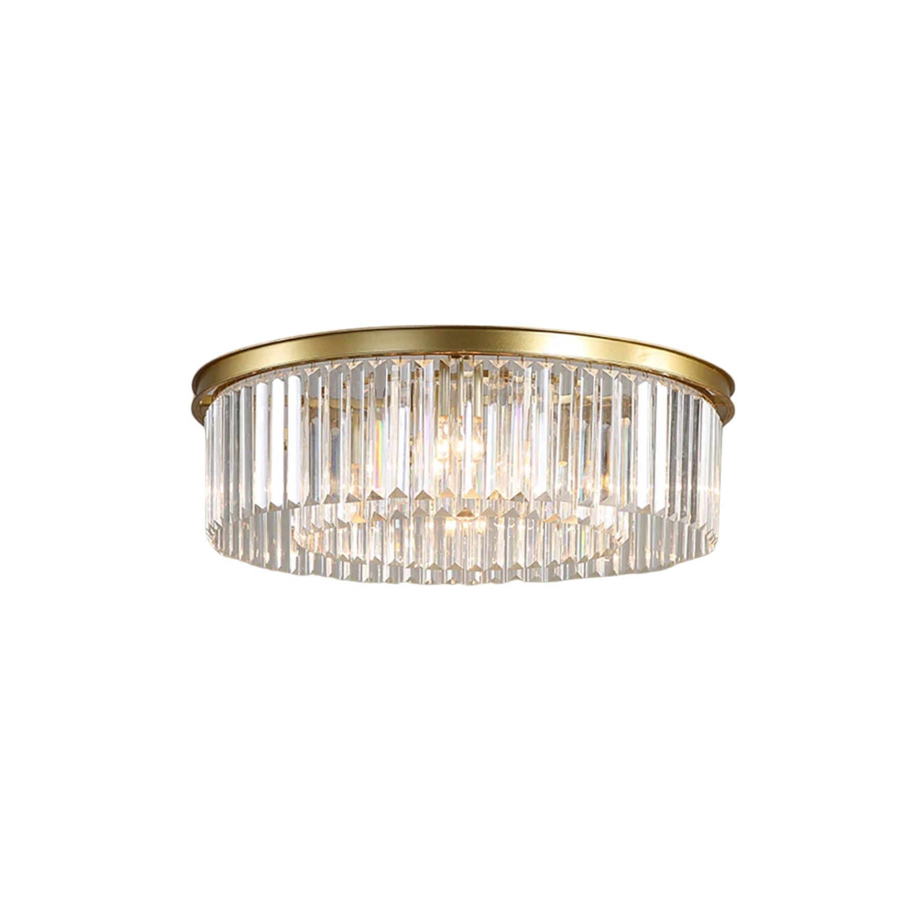Modern Round Ceiling Light – Fixed Flush Mount LED Fixture