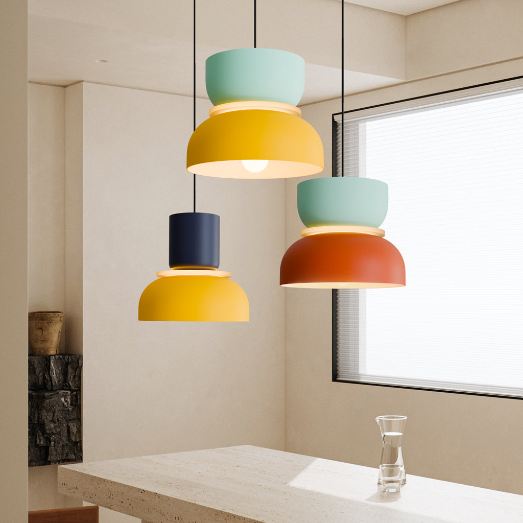 Colourfull Bowl Scandinavian Pendant Light