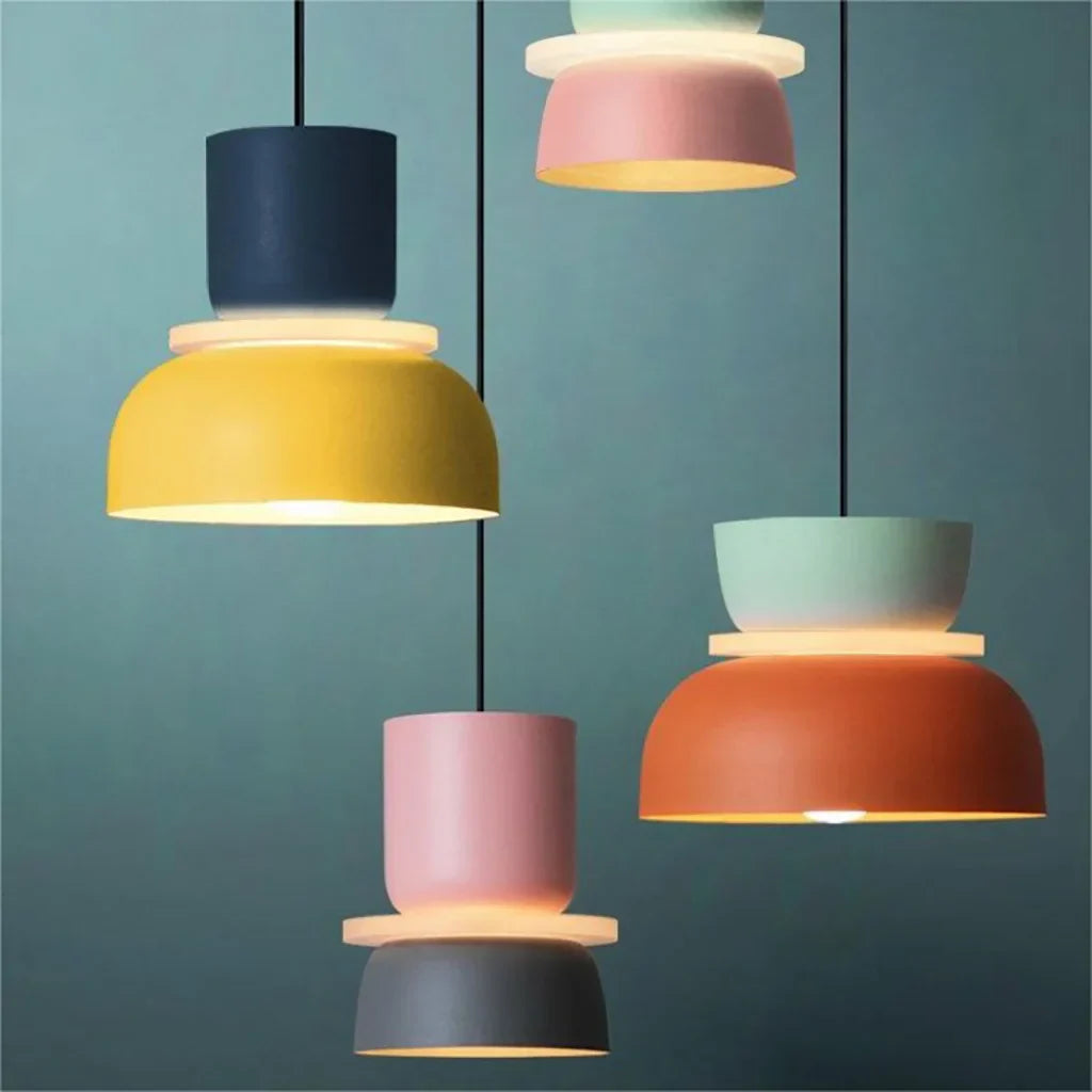 Colourfull Bowl Scandinavian Pendant Light