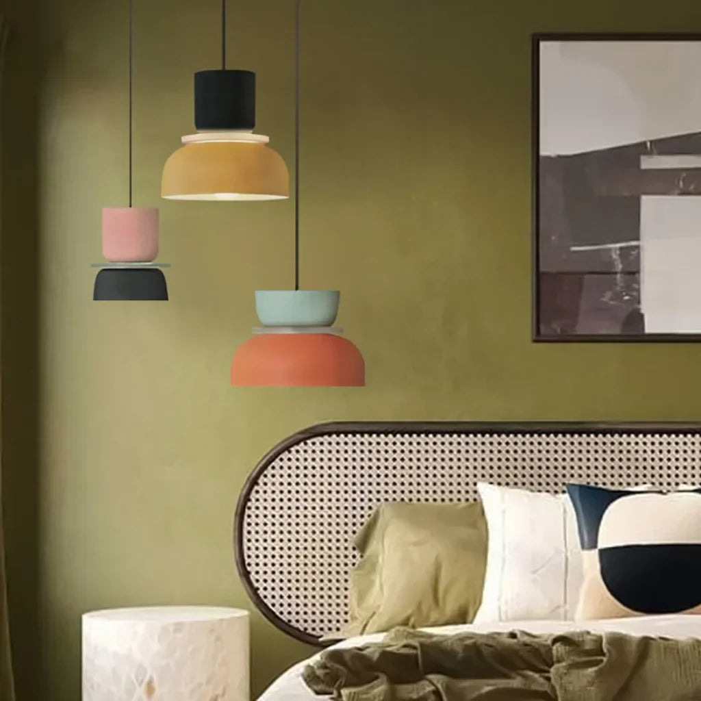 Colourfull Bowl Scandinavian Pendant Light