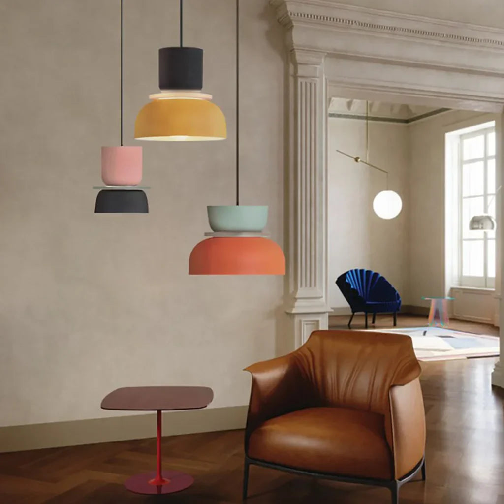 Colourfull Bowl Scandinavian Pendant Light
