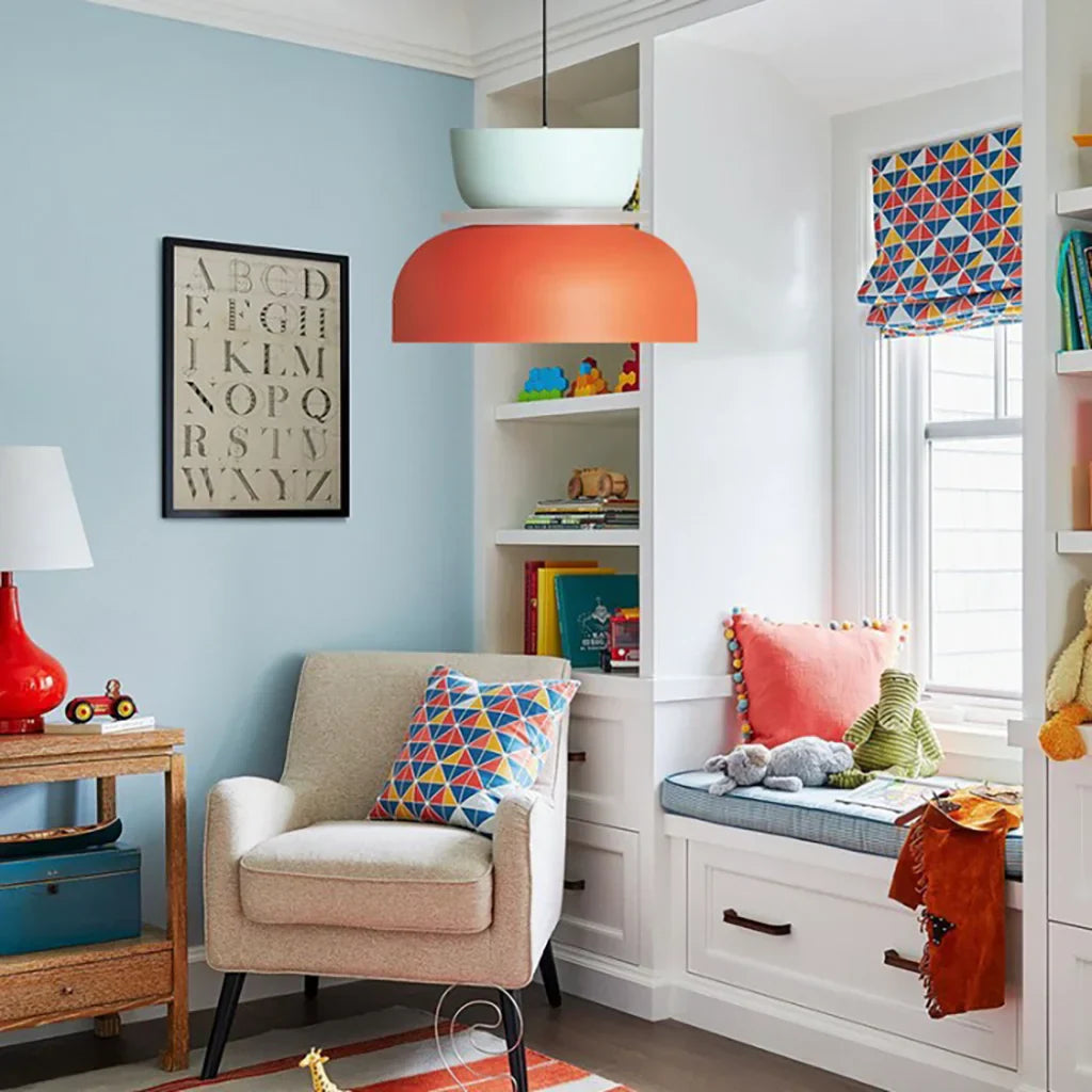 Colourfull Bowl Scandinavian Pendant Light