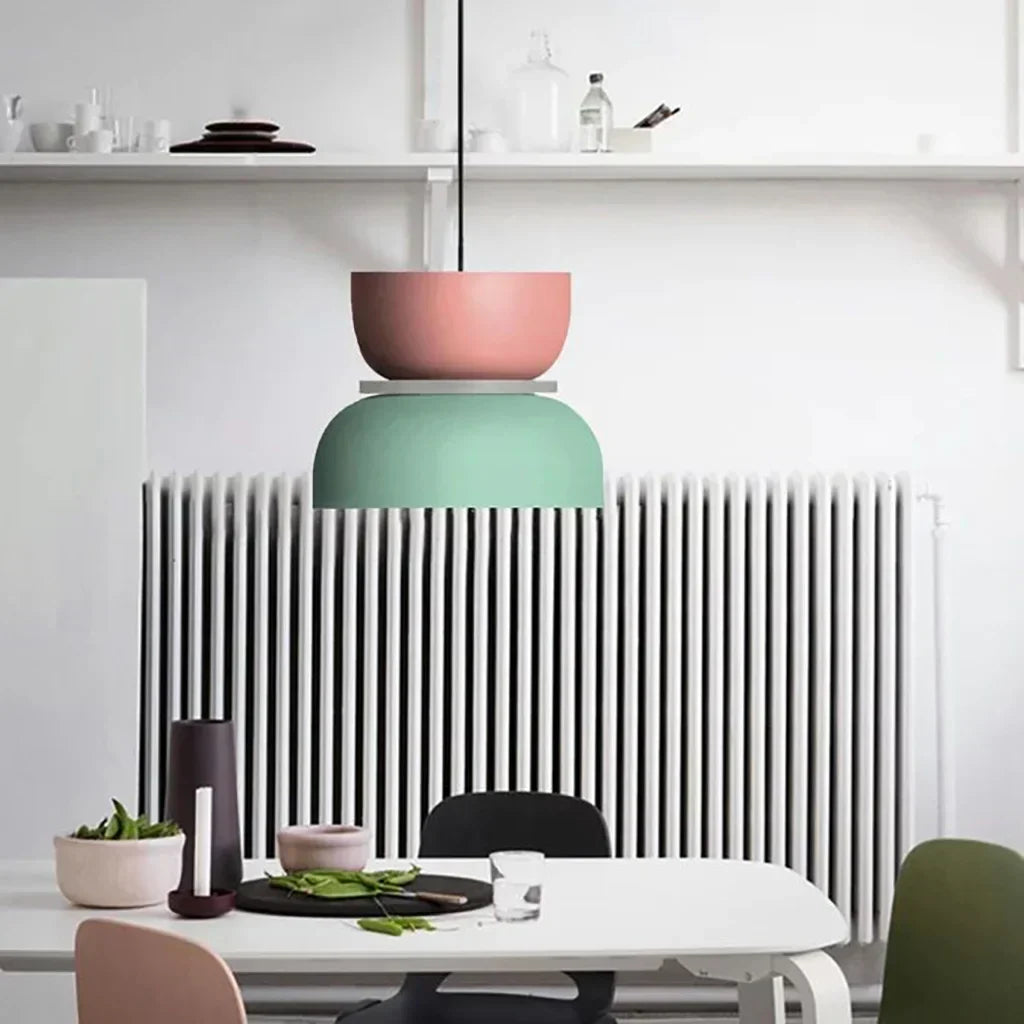 Colourfull Bowl Scandinavian Pendant Light