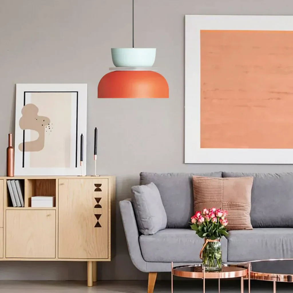 Colourfull Bowl Scandinavian Pendant Light