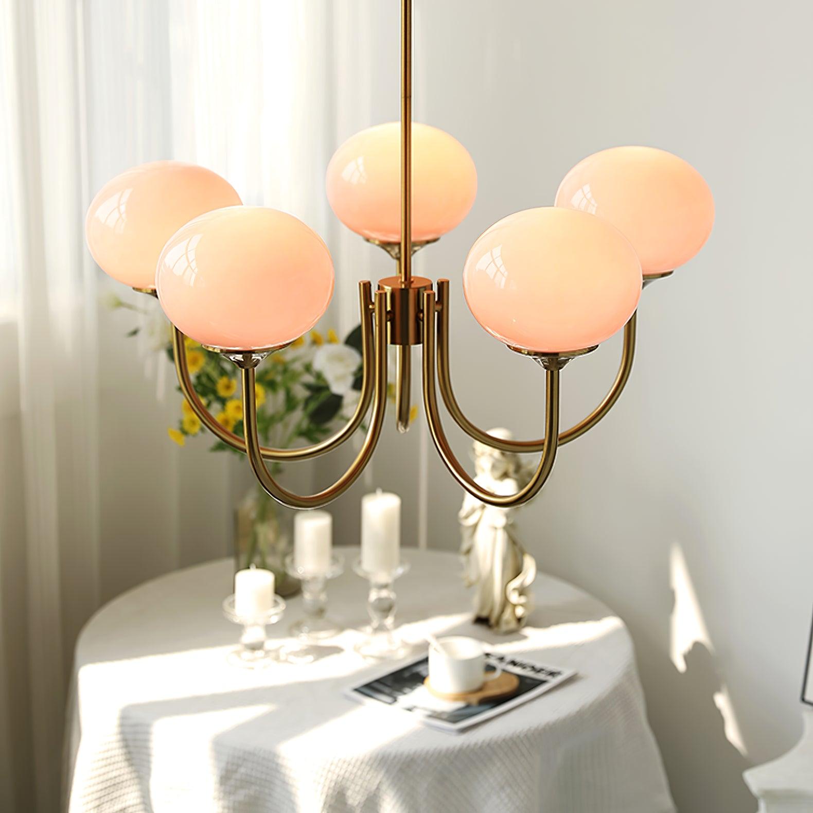 Modern Bubble Chandelier - Globe Style Hanging Light