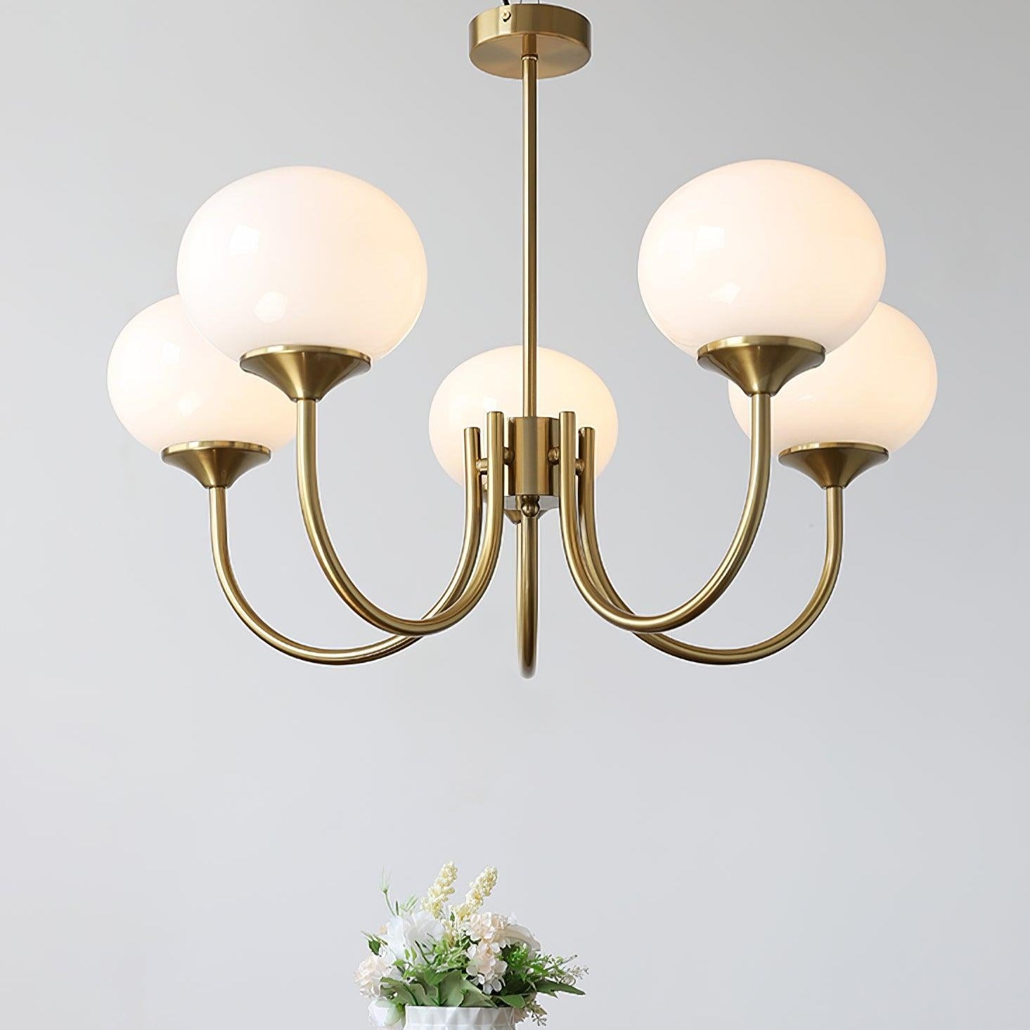 Modern Bubble Chandelier - Globe Style Hanging Light