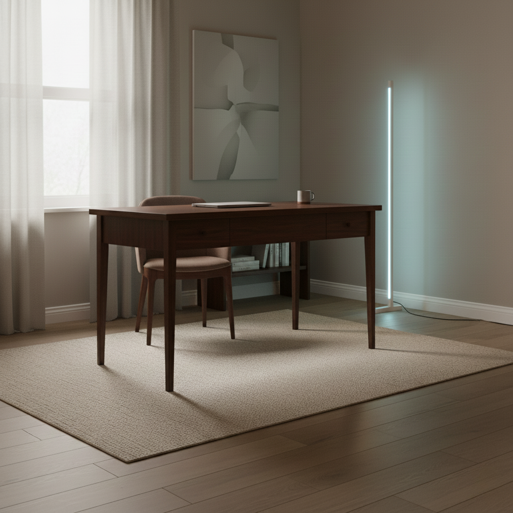 Minimalist LED Corner Floor Lamp