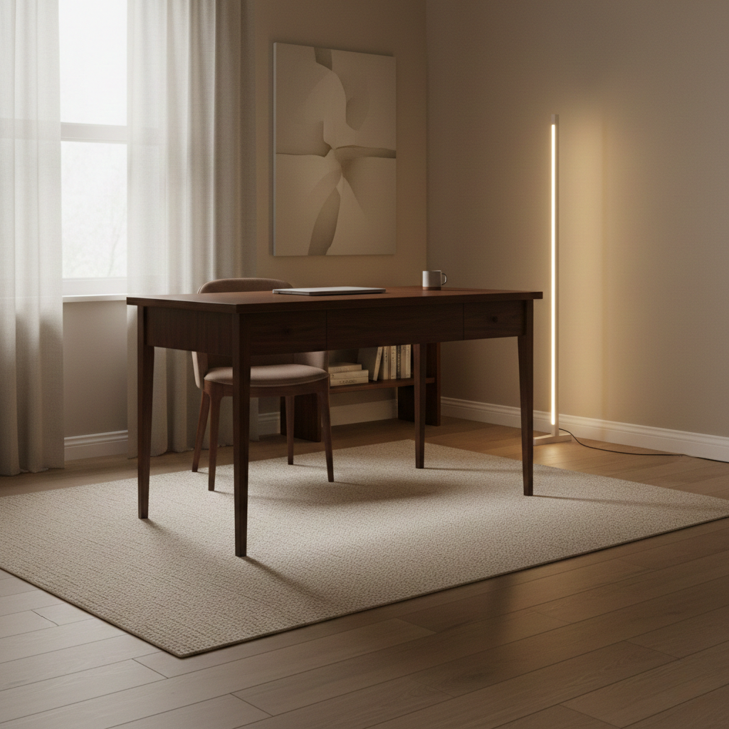 Minimalist LED Corner Floor Lamp