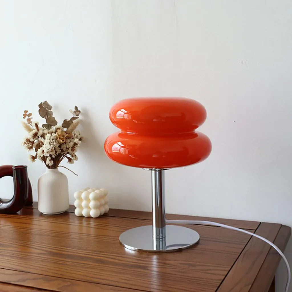 Minimalist Clear Table Lamp - Modern Mushroom Light