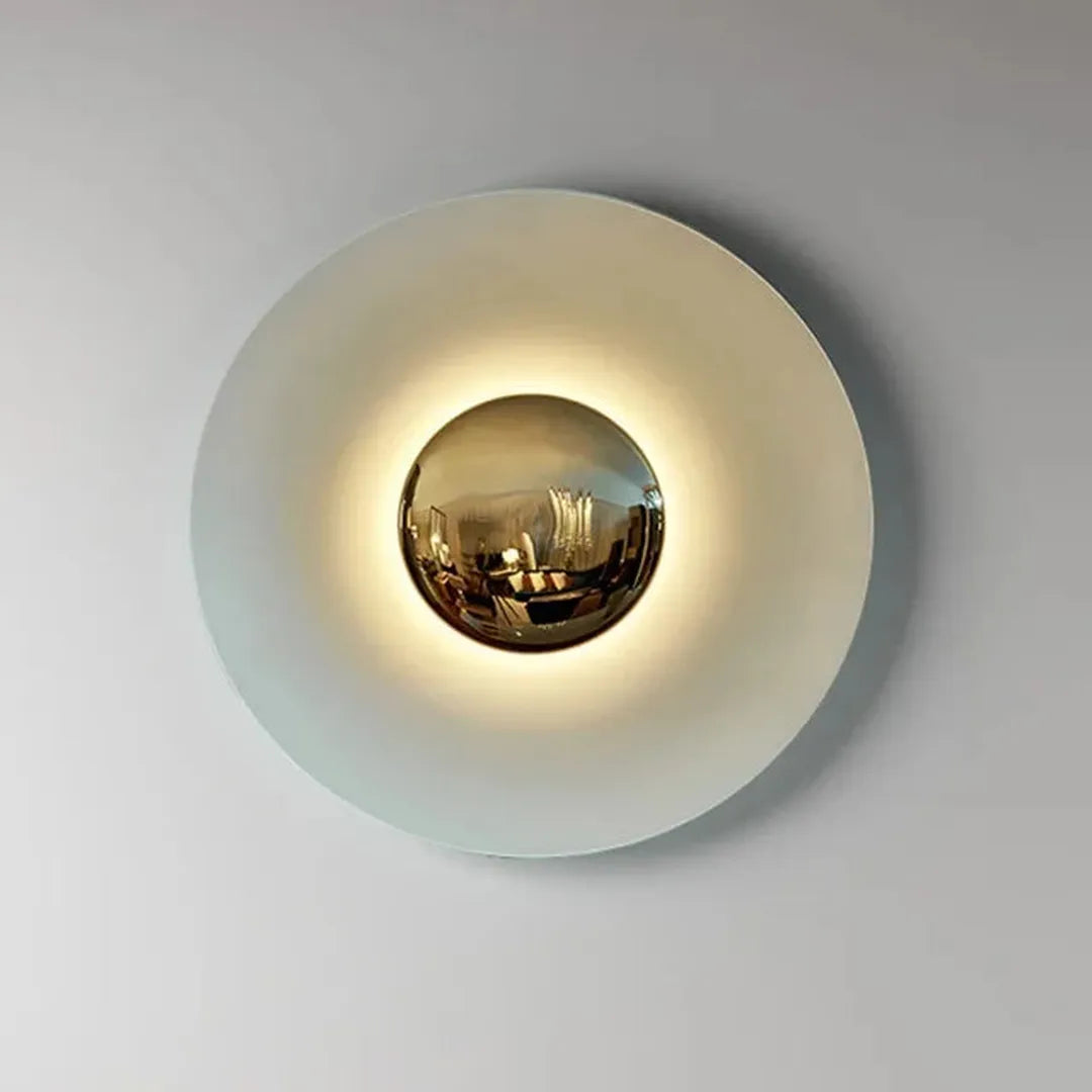 Modern Round LED Lamp Elegant Interiors