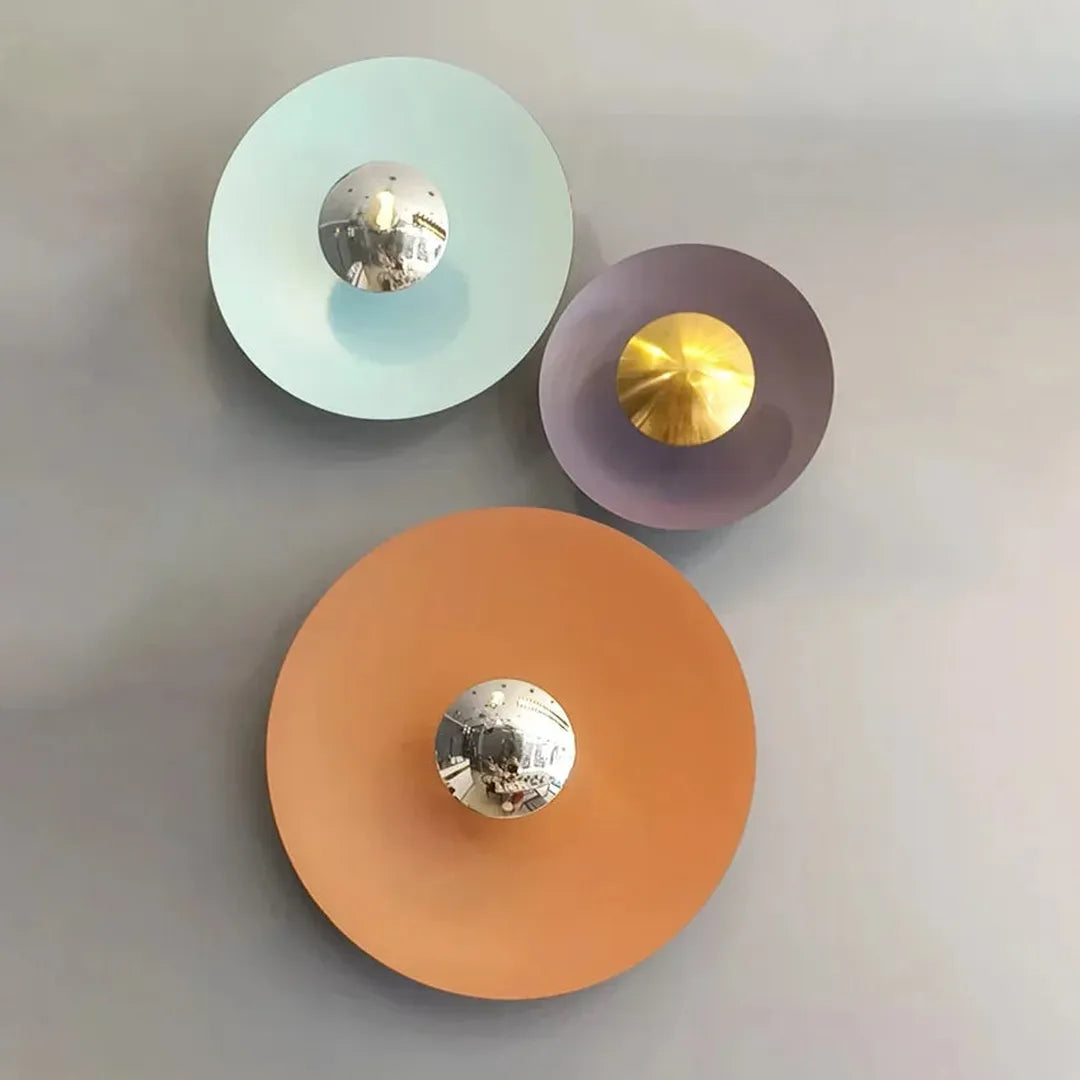 Modern Round LED Lamp Elegant Interiors
