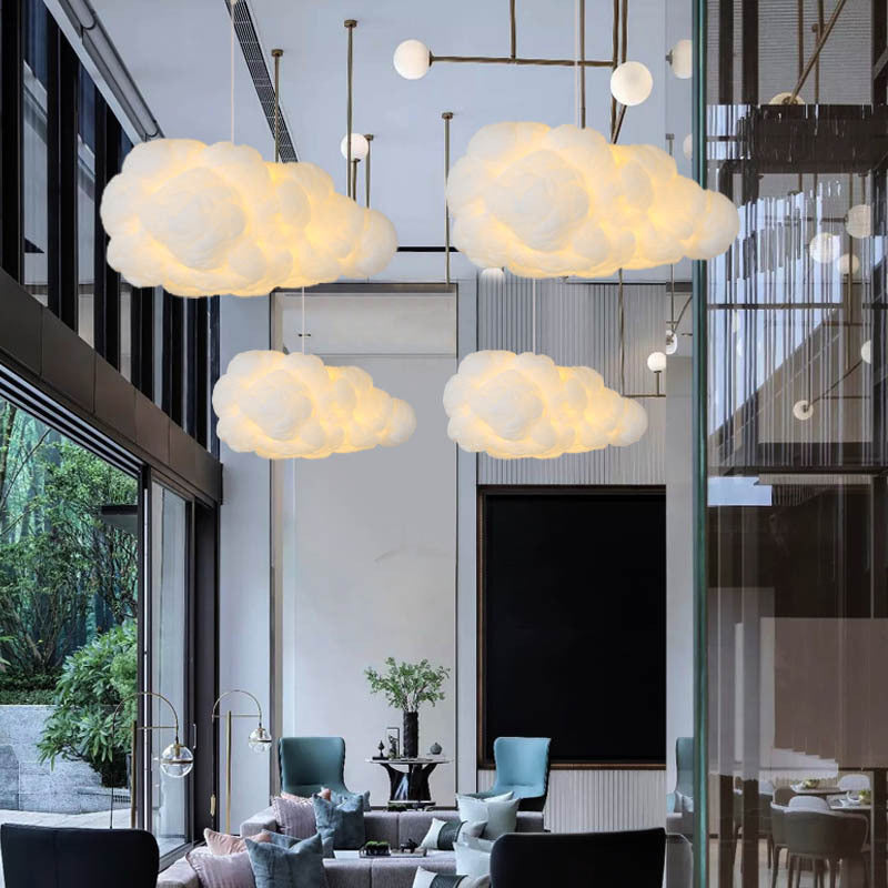 Modern Cloud Pendant Light - Glow Hanging Lamp