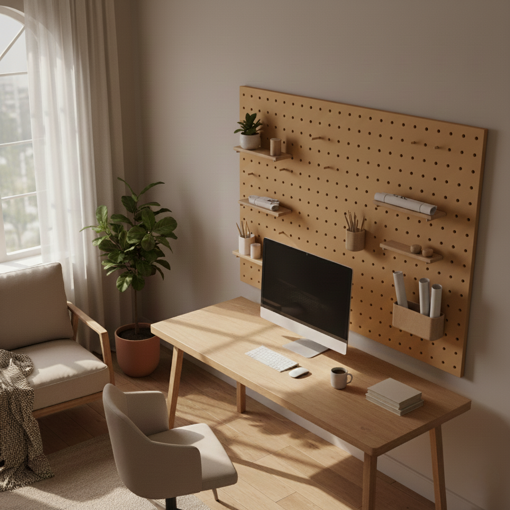 Modular Wall Pegboard System