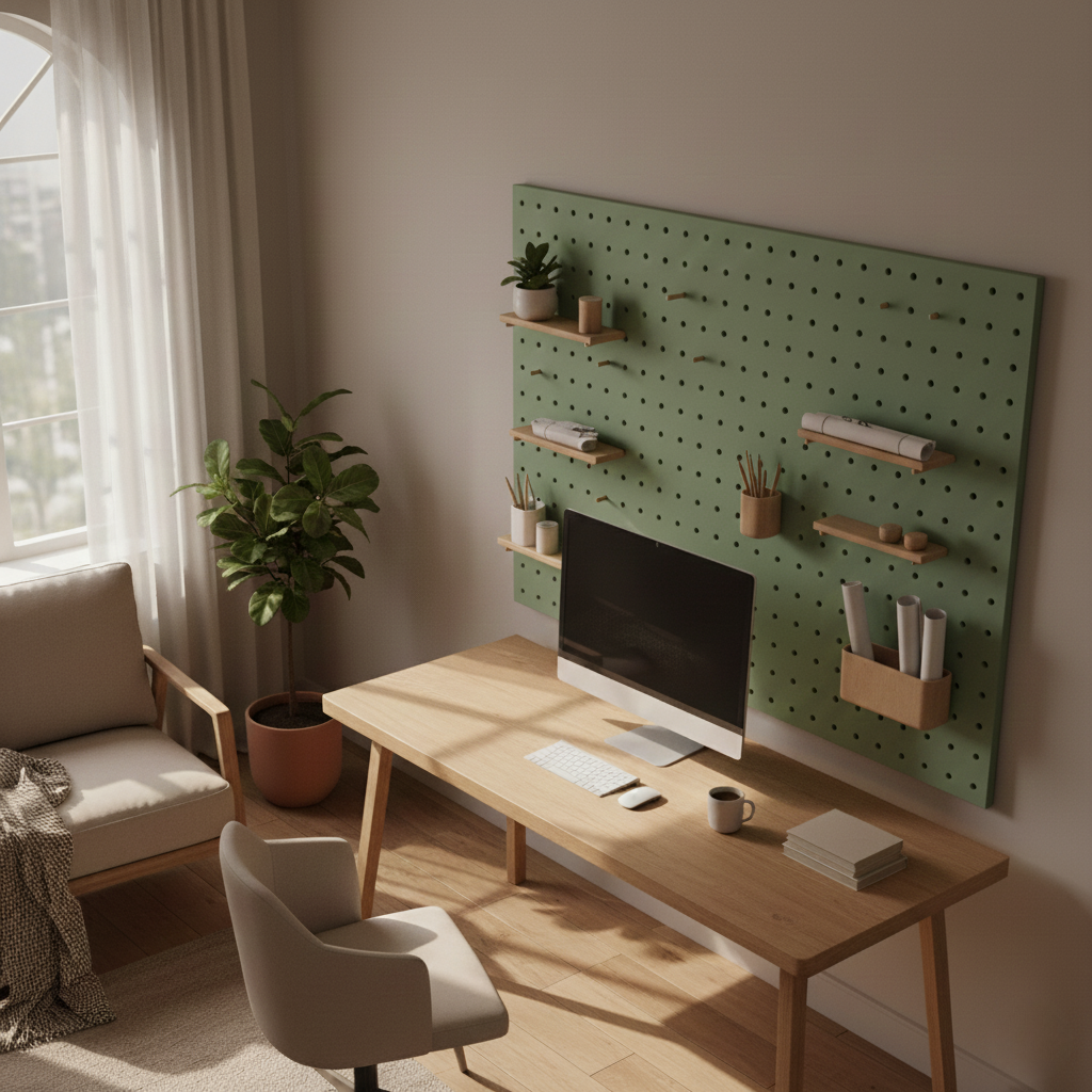 Modular Wall Pegboard System