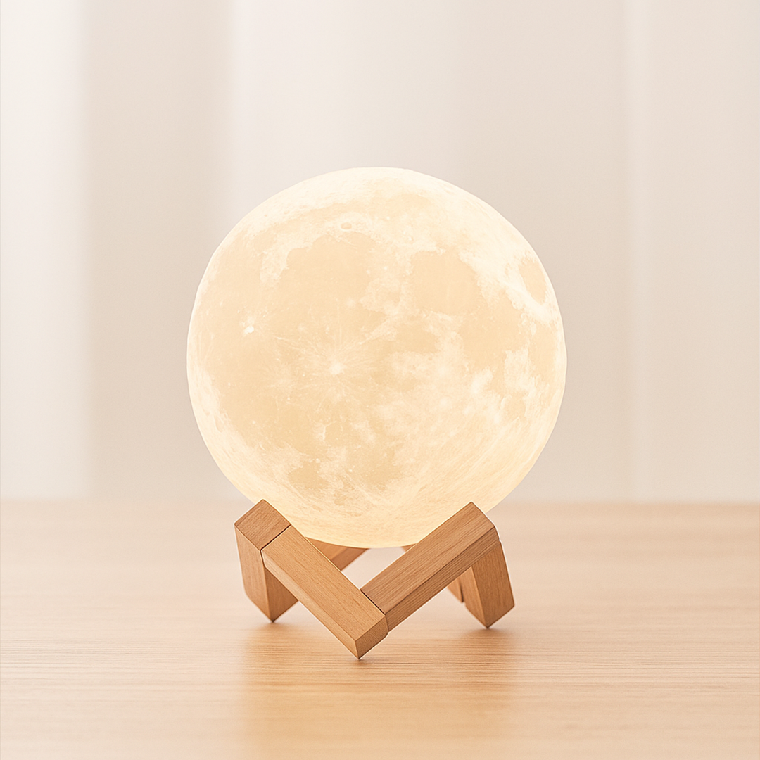 Rechargeable Lunar Lamp Touch Control