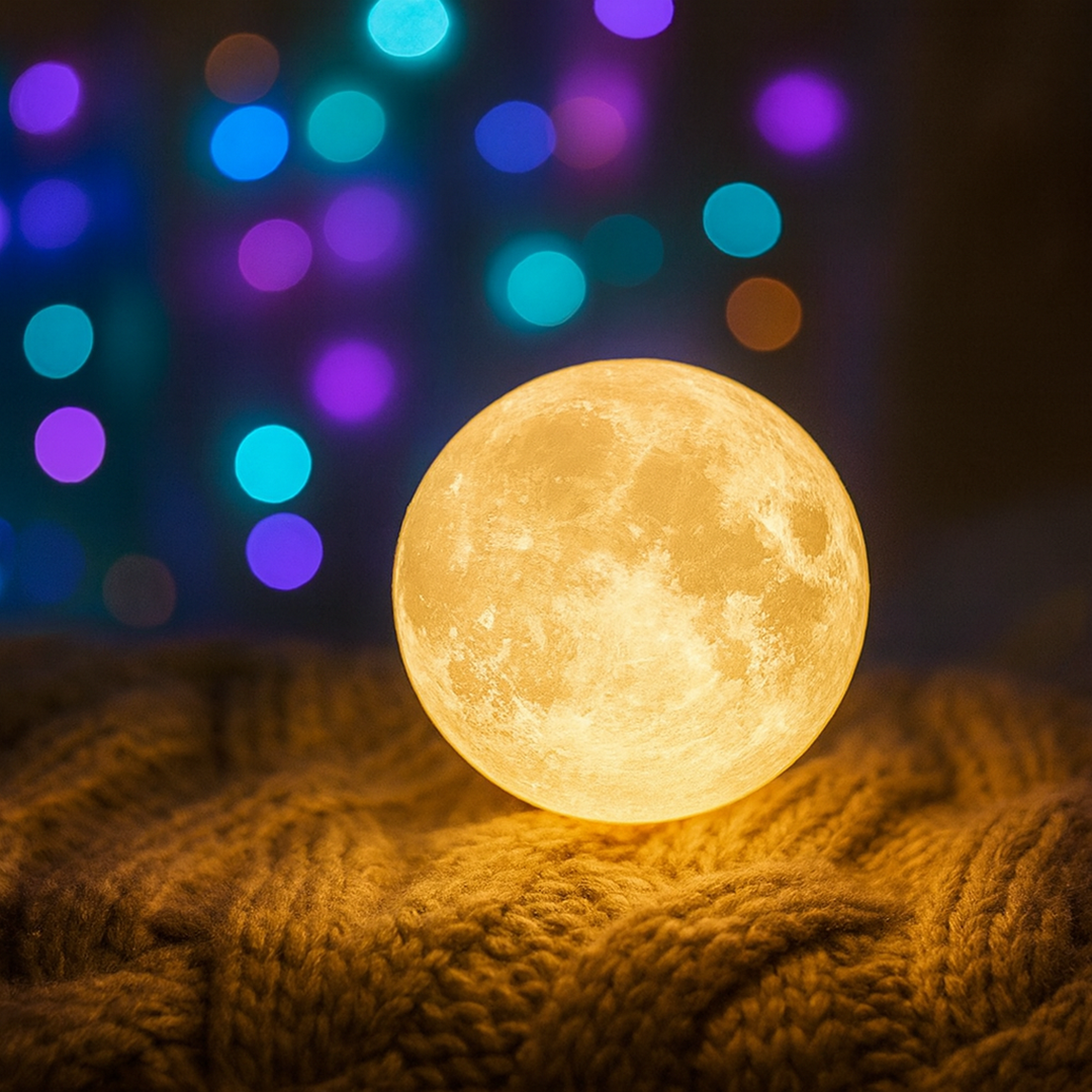Rechargeable Lunar Lamp Touch Control