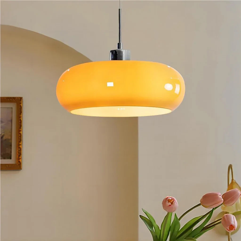 Glass Round Pendant Light