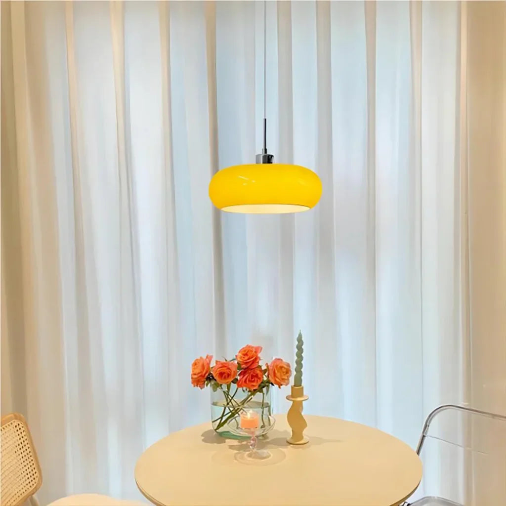 Glass Round Pendant Light