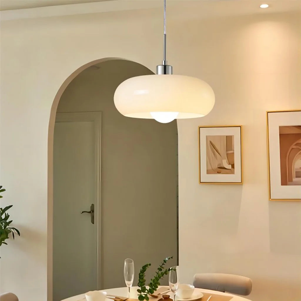 Glass Round Pendant Light