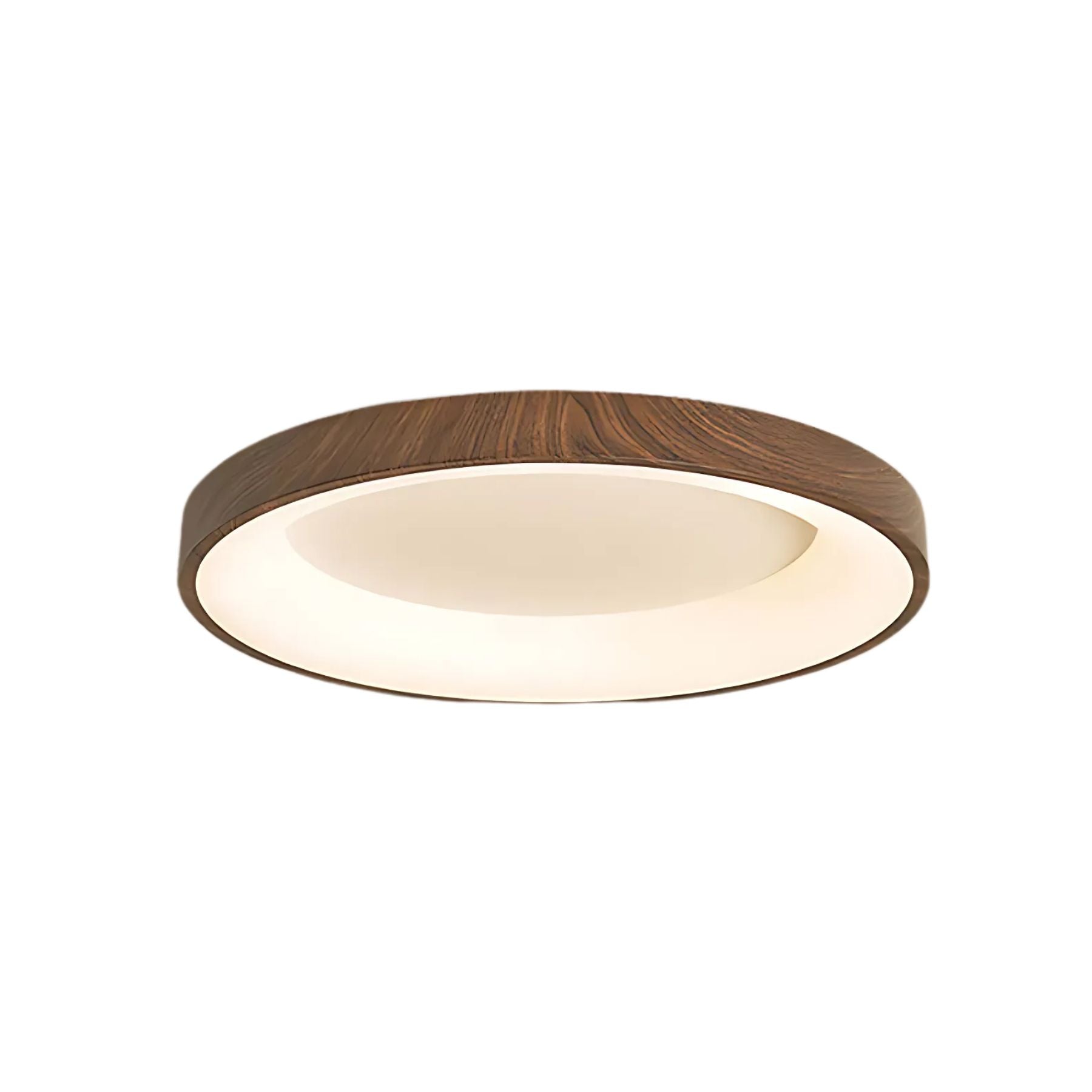 Modern Round Natural Tone Ceiling Light – Flush Mount LED Fixture