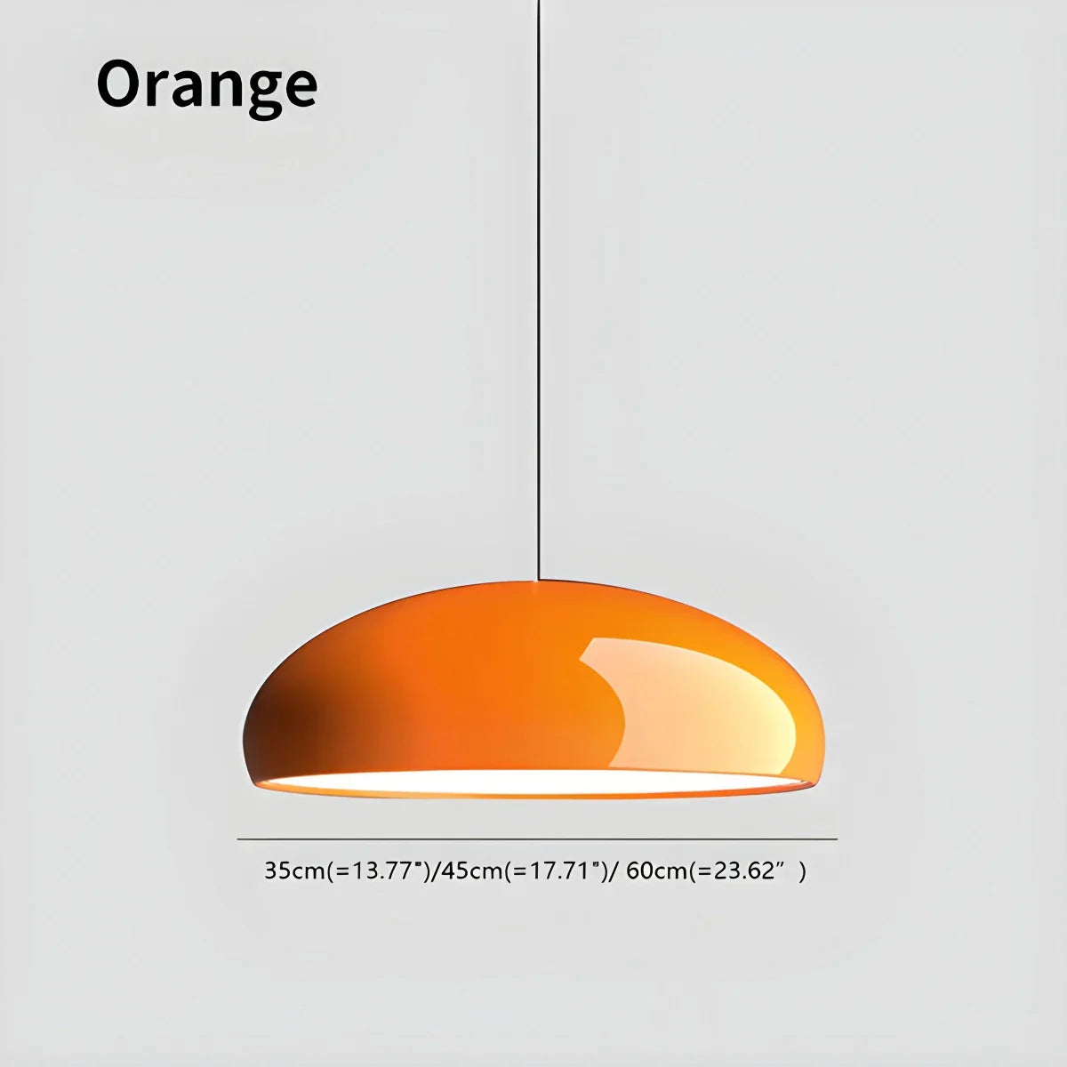 Minimalist Sleek Pendant Lamp - Contemporary Round Ceiling Light