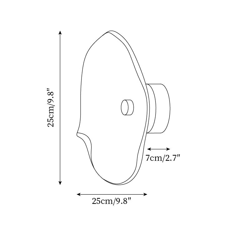 Circular LED Wall Sconce – Round Interior Wall Light