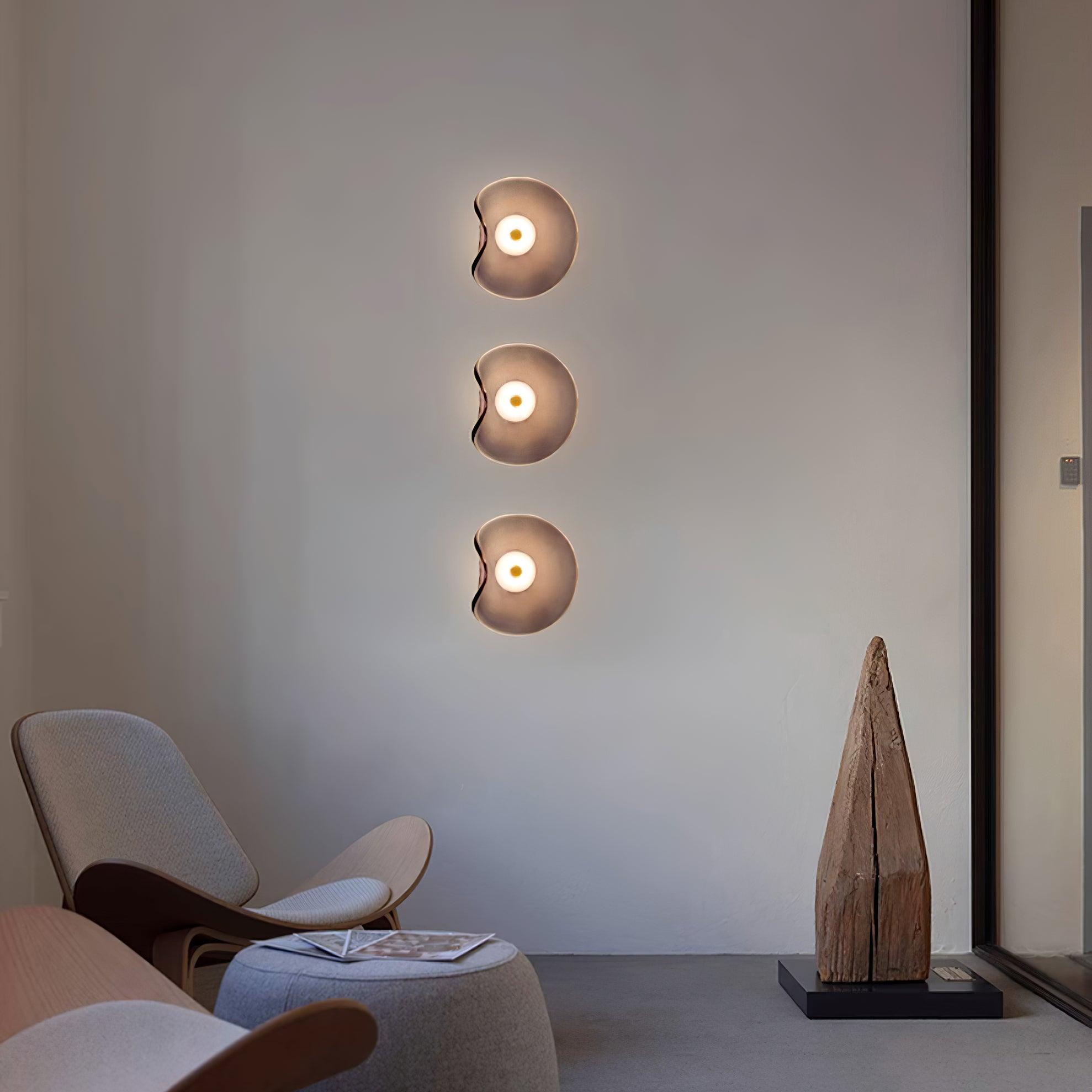 Circular LED Wall Sconce – Round Interior Wall Light