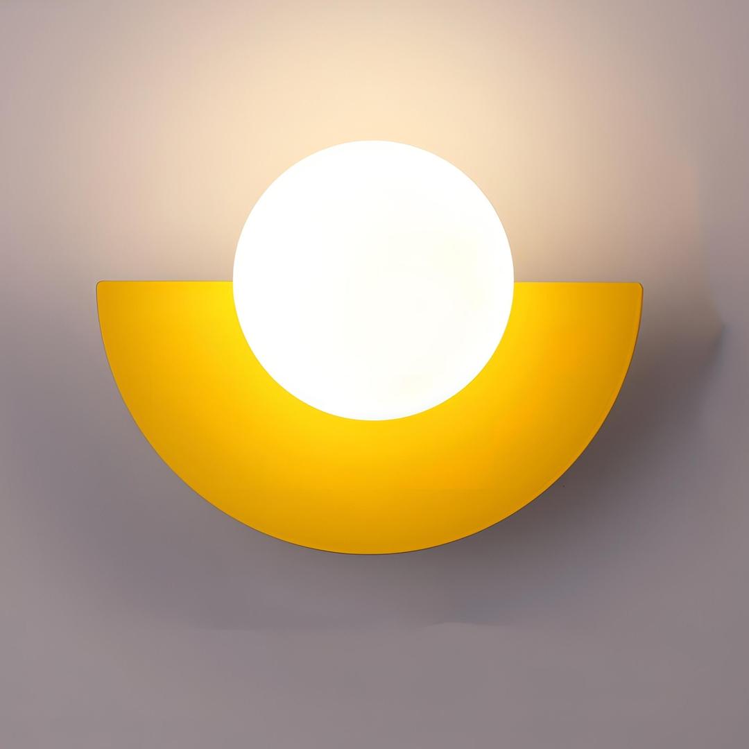 Nordic Semi-Circular Wall Lamp LED Lighting