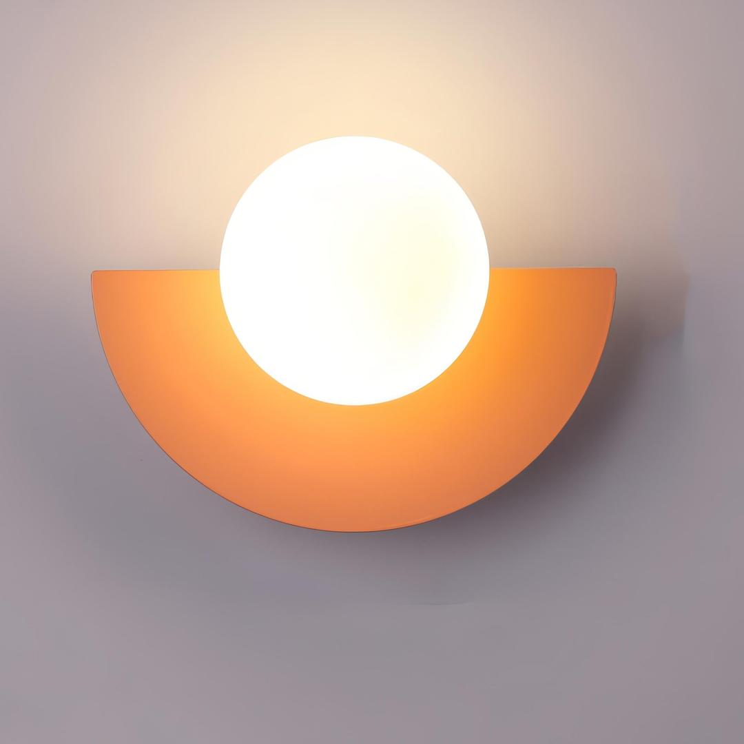 Nordic Semi-Circular Wall Lamp LED Lighting