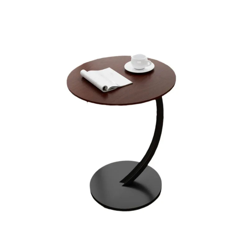 Modern Round Side Table – Heavy Duty Metal End Table