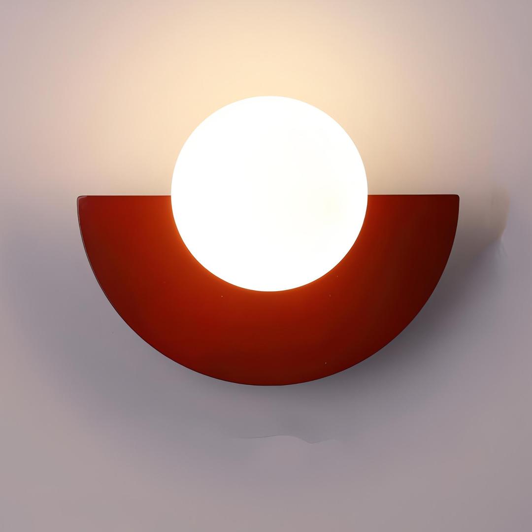 Nordic Semi-Circular Wall Lamp LED Lighting