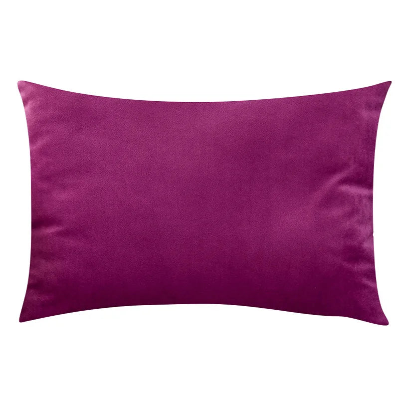 Velvet Decorative Cushion in Cheerful Sweet Colours for Sofa and Bedroom