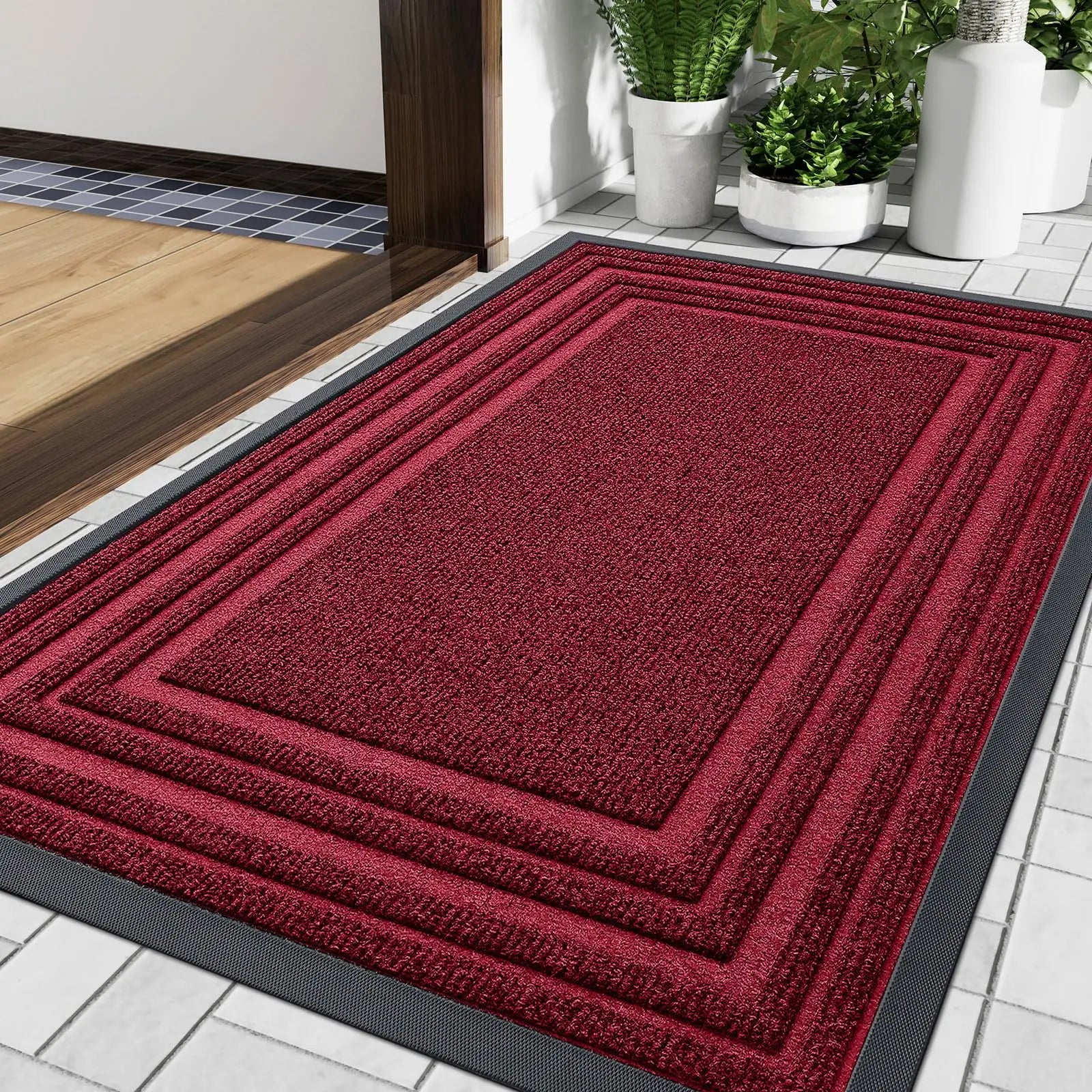 Heavy Duty Entrance Mat – Non-Slip All-Weather Doormat