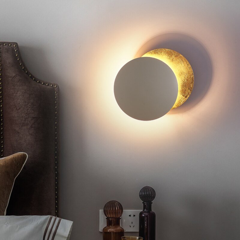Wall Lamp with Solar Eclipse