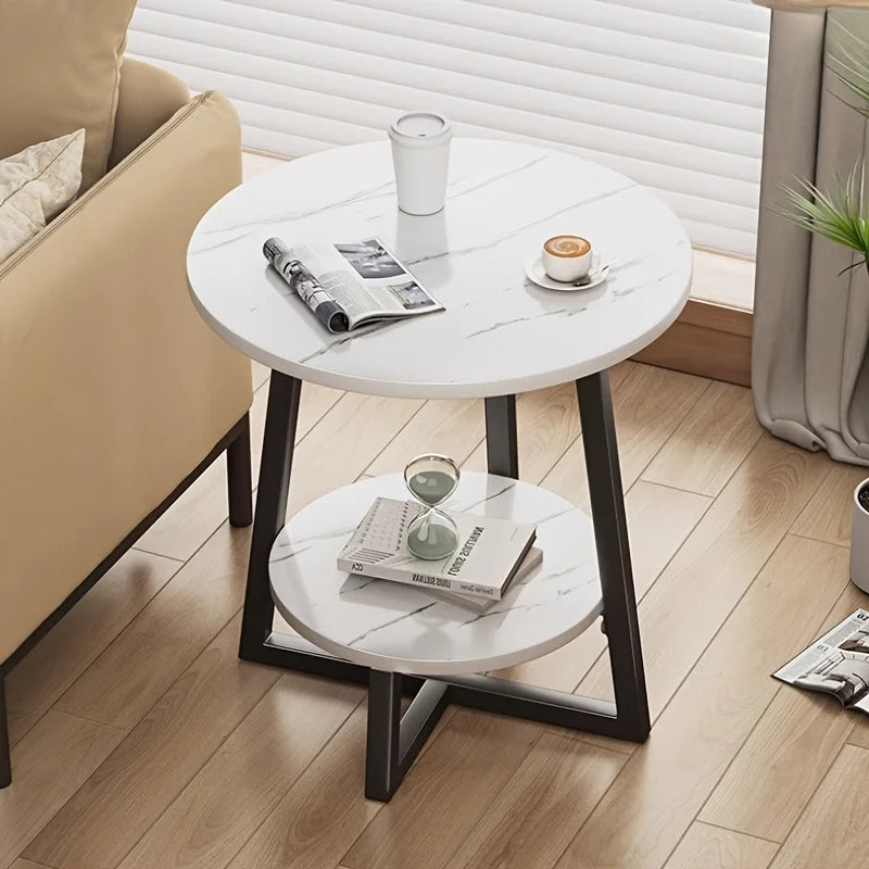 Modern Two-Tier Side Table