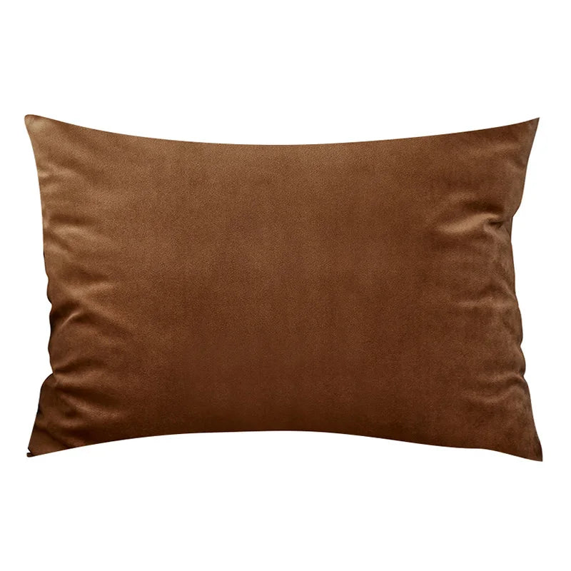 Velvet Decorative Cushion in Cheerful Sweet Colours for Sofa and Bedroom