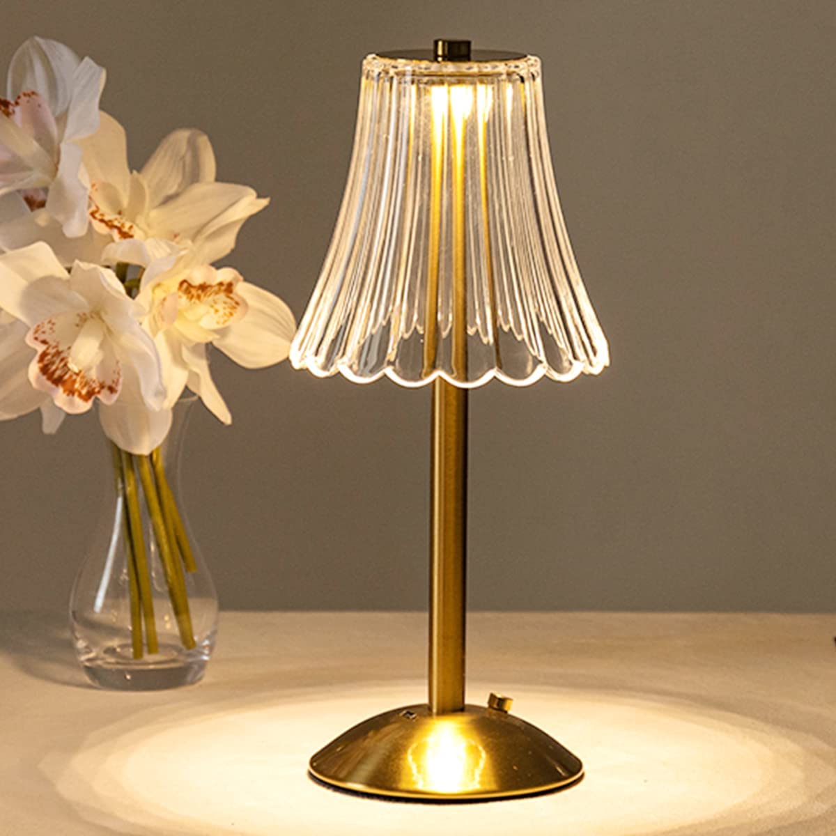 Crystal Table Lamp - Modern Artistic Accent Light
