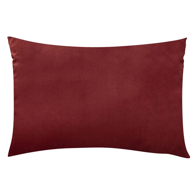 Velvet Decorative Cushion in Cheerful Sweet Colours for Sofa and Bedroom