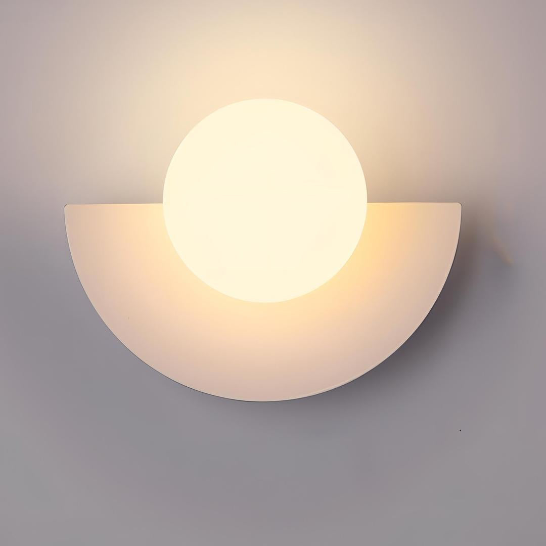 Nordic Semi-Circular Wall Lamp LED Lighting